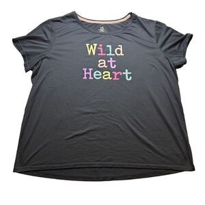 Secret Tresures Ladies Pajama Top Size XL (16-18) Wild at Heart
